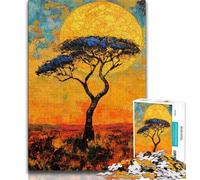 African Grasslands 1000 Piece Jigsaw Puzzles for Adults Gifts,Decompressing Intellectual Educational Toy Birthday Present,Gifts,Wall Art 50x75cm