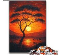African Grasslands 2000 Pieces Jigsaw Puzzle for Adults& Teens, Challenging Game And Family Play Parent-child Interaction (70x100cm)