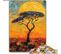African Grasslands Jigsaw Puzzles for Teenagers, Challenging Game Toys Wall Decoration Unique Birthday And Xmas Gifts (26x38cm)
