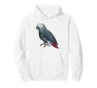 African Grey Parrot Anatomy Diagram Bird Science Funny Humor Pullover Hoodie