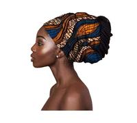 African Headwraps for Women Head Wraps Ankara Wrap Head Scarf, Color-f, One Size