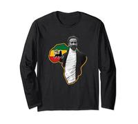 African Hero Haile Selassie I Long Sleeve T-Shirt