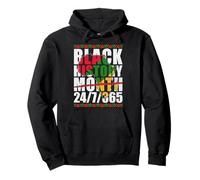 African History Month 24/7/365 Black Heritage Pride Pullover Hoodie