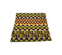 African Kente Wax Print Fabric 6 Yards 45 inch Wide
