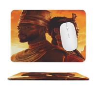 African King And Queen Large Gaming Mouse Mat Soft Non-Slip Laptop Mousepad Portable Square Desk Pad for Office Home Work