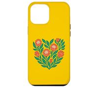 African King Protea Flower Heart South Africa Pattern Case for iPhone 12 Pro Max