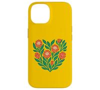 African King Protea Flower Heart South Africa Pattern Case for iPhone 14