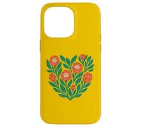African King Protea Flower Heart South Africa Pattern Case for iPhone 14 Pro Max