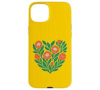 African King Protea Flower Heart South Africa Pattern Case for iPhone 15 Plus