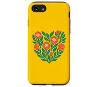 African King Protea Flower Heart South Africa Pattern Case for iPhone SE (2020) / 7 / 8