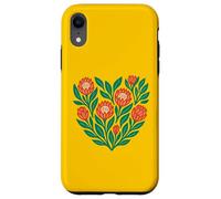 African King Protea Flower Heart South Africa Pattern Case for iPhone XR