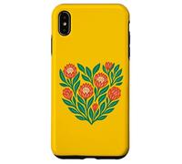African King Protea Flower Heart South Africa Pattern Case for iPhone XS Max