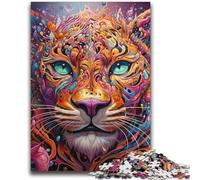 African Leopard 1000 Piece Jigsaw Puzzles for Adults Gifts,Stress Reliever Difficult Challenge Deal As Gifts for The Whole Family (38x52cm)