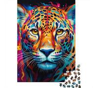 African Leopard 1000 Pieces Puzzles for Adults & Teenager Teenager Man Woman Gift 1000pcs (38x26cm)