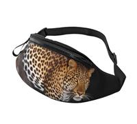 African Leopard Fanny Pack for Men Women Fashion Running Waist Packs Waterproof Crossbody Bags Everywhere Belt Bag with Adjustable Strap Sports Hip Pack for Travel Wallet