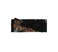 African Leopard on Rock Baby bow headband, a hair accessory for newborns and infants, suitable for babies 0-6 months old
