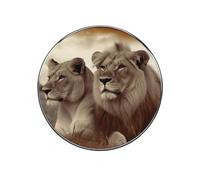 African Lion and Lioness Fridge Magnets Refrigerator Magnets Magnet Stickers Cute Fridge Magnets Decorative Magnets Magnetic Stickers Door Magnets Refrigerator Magnets Strong