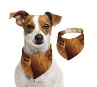 African Lion And Lioness,Pet Bib Scarf Cats Dog Bandana Dogs Towel Bib Adjustable Pet Scarf,L