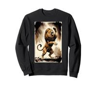 African Lion at Dusk Sweatshirt