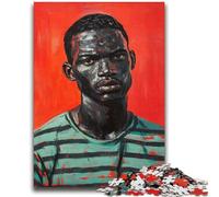 African Man Jigsaw Puzzles 2000 Pieces for Adults Teens,Stress Reliever Difficult Challenge Enhance Love between Couples (70X100cm)