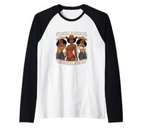 African Melanin Cowgirl Swag Melanin Cowgirls Cowboy Hat Raglan Baseball Tee
