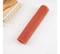 African Mesh Sponge Exfoliating Body Cleanser |66ft Extra Long Back and Bath Mesh for Smooth Skin |Shower and Bath Retractable Cleanser for Fitness Enthusiasts and Sensitive Skin (Brown)