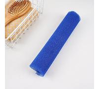 African Mesh Sponge Exfoliating Body Cleanser |66ft Extra Long Back and Bath Mesh for Smooth Skin |Shower and Bath Retractable Cleanser for Fitness Enthusiasts and Sensitive Skin (Blue)