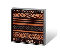 African Mud Cloth Tribal Brooch Pins Lapel Pins for Men Women Badge Button Cover Decorative Jewelry Charms for Hats Bags Backpacks Suits Shirts Scarves Clothing Accessories Banquet Wedding Gift