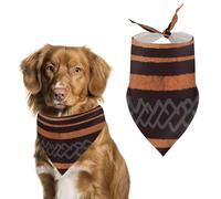 African Mud Cloth Tribal Dog Bandanas Adjustable Bib Party Pet Decorations Cute Dog Triangle Scarfs for Small Medium Puppy Cat Costume Accessory