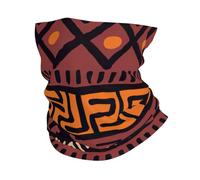 African Mud Cloth Tribal Print All-Season Neck Gaiter Winter Neck Warmer For Skiing Bike Jogging Running Outdoor Sports