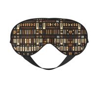 African Mud Cloth Tribal Print Sleep Soft Eyeshadow for Women Men Night Sleep Travel Nap