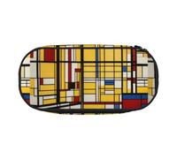 African Mud Cloth Tribal Print Unisex Pencil Case Pouch - Compact Design for Pencils, Small Items - Double-Headed Zipper