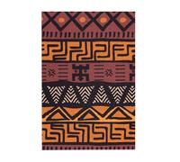 African Mud Cloth Tribal Printed Wooden Puzzle 300 Piece, Cute Puzzle Game in Plastic Box for Family Entertainment and Brain Training Gifts