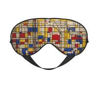 African Mud Cloth Tribal Printing Double-Sided Eye Mask,Blackout for Sleeping, Comfort Sleep Eye Mask for All-Occasion