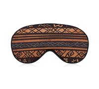 African Mud Cloth Tribal Sleep Mask Eye Mask for Sleeping Breathable Blackout Sleeping Masks with Adjustable Strap Soft Eye Cover Comfortable Blindfold Eyeshade for Night Sleeping Travel Nap