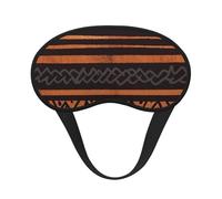 African Mud Cloth Tribal Sleep Mask for Side Sleepers: Blackout Eye Masks for Sleeping - Soft Breathable Soft Eye Shade Cover for Travel - Adjustable Night Blindfold for Men Women Gifts