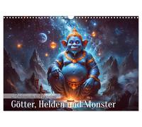 African mythology - gods, heroes and monsters UK-Version (Wall Calendar 2026 DIN A3 Landscape), CALVENDO 12 Month Wall Calendar
