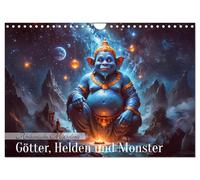 African mythology - gods, heroes and monsters UK-Version (Wall Calendar 2026 DIN A4 Landscape), CALVENDO 12 Month Wall Calendar