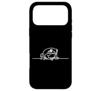 African Nano Frog Line Art Case for iPhone 17 Pro Max
