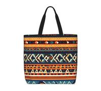 African National Patterns Basic Models Tote Bag With Zipper With Inner Pockets,Laptop Work Tote Bag For Sport,Travel