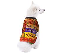 African National Patterns Dog Pet Clothes - Security Printed Pet Sweaters, Coat Winter for Small Medium Large Dogs Cats, Cozy Apparel Casual Fashion Costume, Cute Pet Pullover Sweater.