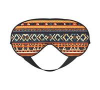 African National Patterns Double Side Eye Mask, Adjustable Strap Eye Mask, Eye Sleep Shade Cover, Blocks Light Eye mask