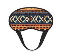 African National Patterns Print Adults Washable Eye Mask for Sleeping Blocking Nap for Travel Camping Night Rest