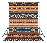 African National Patterns Print Backdrop Background for Photography Portrait Photoshoot,Party and Photo Studio Prop