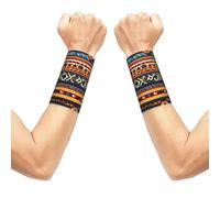 African National Patterns Print Carpal Tunnel Wrist Support Comfortable Wrist Guard Sweat Band
