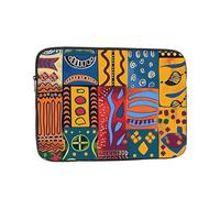 African National Patterns Printed Laptop Sleeve Case 17 inch Shockproof Briefcase Carrying Bag Laptop Sleeve Bag