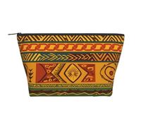 African National Patterns Prints Cosmetic Bag for Women Trapezoidal Travel Makeup Bags Zipper Toiletry Bag Accessories Organizer