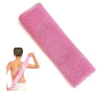 African Net Sponge, 12x32 Inch Pore Scrubber, Quick Dry Shower Back Scrubber with Small Holes, Body Exfoliator for Daily Shower, BathingHOME Decor