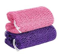 African Net Sponge, African Net, Korean Washcloth, African Net Sponge Authentic with Knots, Deep Exfoliation for Sensitive Skin, Portable Travel Body Scrub, 80 X 30 Cm