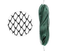 African Net Sponge Authentic, Extra Large Exfoliating Bath Sponge, Long Stretch Mesh Loofah for Shower Back Scrubber Washcloth (Dark Green)